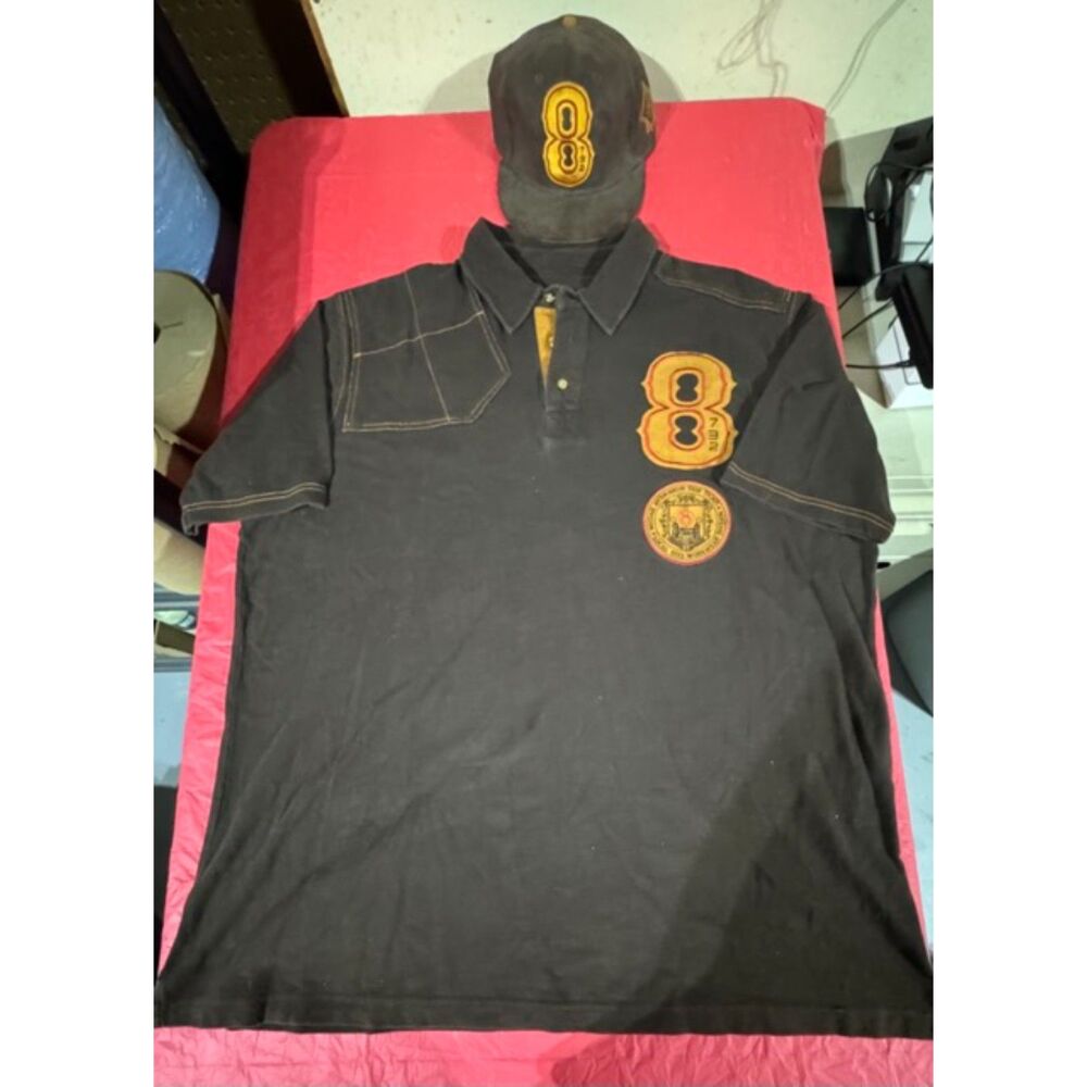 Vintage Eight 732 Polo from Workwear Division Collection W/ Matching Hat
